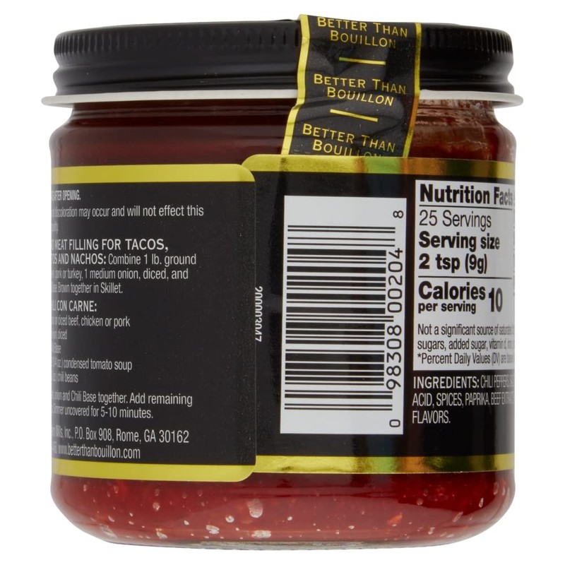 Better Than Bouillon Chili Base, Made from Select Roasted Chili