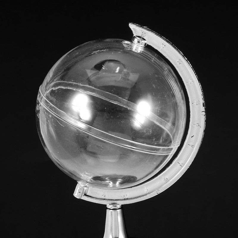 Tomaibaby Mini Globe Candy Box, Plastic Fillable Globe Candy Case