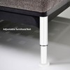2 x Furniture Feet, Height Adjustable Feet for Furniture Feet,