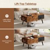 Yaheetech Coffee Table, Lift Top Coffee Table with Hidden Compartment