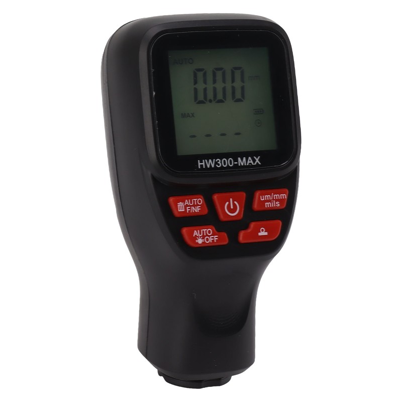 Paint Thickness Meter Gauge 0 To 2000UM Accuracy Auto Power
