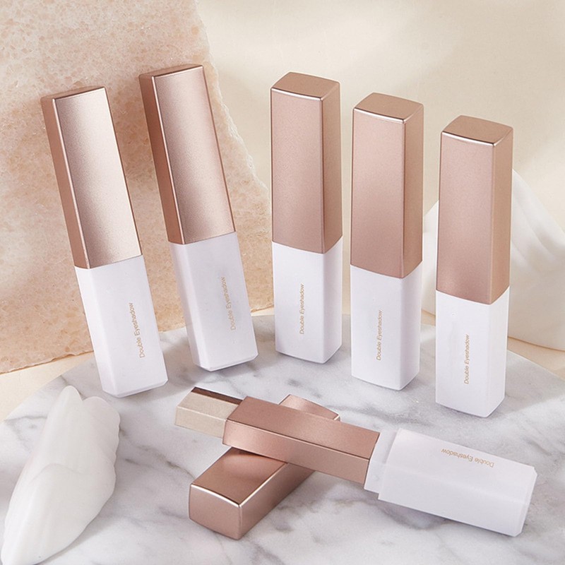 6 Pcs Double Colors Eyeshadow Stick Set - Rotating Upgraded