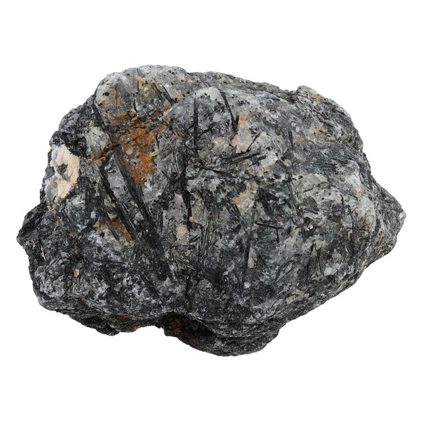 Nupuayi Natural Black Rutile Quartz Irregular Minerals Stone Natural Piece