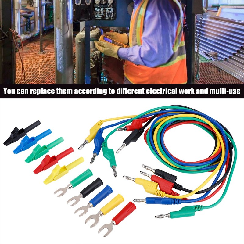 4mm Banana to Banana Plug Test Lead Kit for Multimeter
