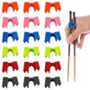 WELANE Chopstick Helpers, 18 PCS Plastic Training Chopstick Connector Holder
