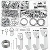 mosiller 246Pcs Picture Hanging Kit - Picture Hangers Assorted Kit
