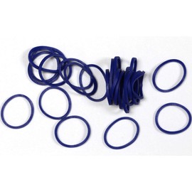 Rainbow Loom Refill Twistz Bandz Rubber Band + C-clips - Navy Blue