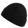 DOANNOTIUM Gorro corto de lana de invierno con puños, para