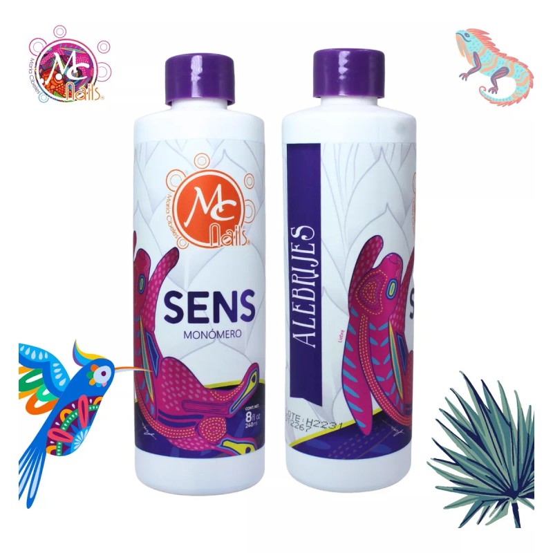 Mc Nails Pack De 2 Monómeros De 8 Oz Sens,