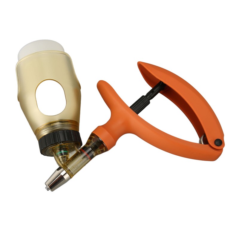 Livestock Syringe Plastic Precise Adjustable Continuous Syringe for Cattle Goat