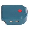 Battery Power Adapter Power Tool 2 USB LED Mobile Lights