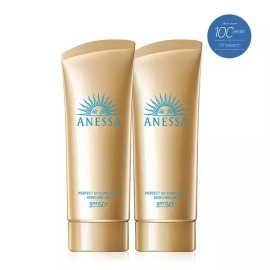 Anessa [아넷사] 퍼펙트 UV 선스크린 스킨케어 젤 NA 90g 2개 [Anessa] Perfect UV Sunscreen Skincare Gel NA 90g 2 pcs