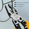 BJDSI 9" Multipurpose Linemans Pliers,6-in-1,Anti-Corrosion Rust,Reduces Hand Fatigue.