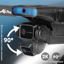 NMY A6 Drone with Camera Foldable RC Quadcopter App Control Auto Return Home