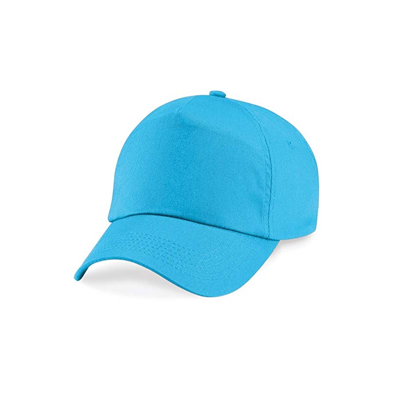 Beechfield Plain Unisex Junior Original 5 Panel Baseball Cap (One