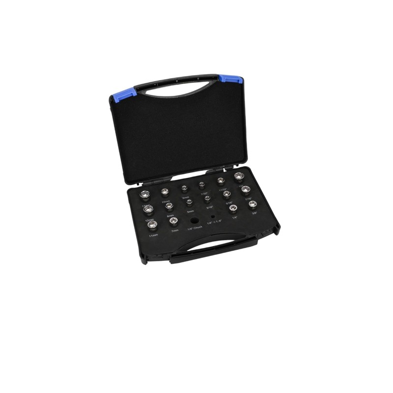 Original TITE-REACH 1/4” Drive Low Profile Socket Set, Magnetic Inserts,