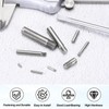 sourcing map 12 Pcs M4 x 6mm Slotted Cylindrical Pins,
