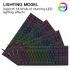MOTOSPEED Professional Gaming Mechanical Keyboard RGB Led Backlit Wired with