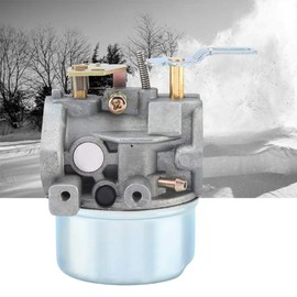 Jeffergarden Replacement of the carburettor for snow blower snow blower carburettor snow milling for Tecumseh 640349 640052 640054 8TE 9TE 10TE replace adjusting tool Lawnmower Accessories