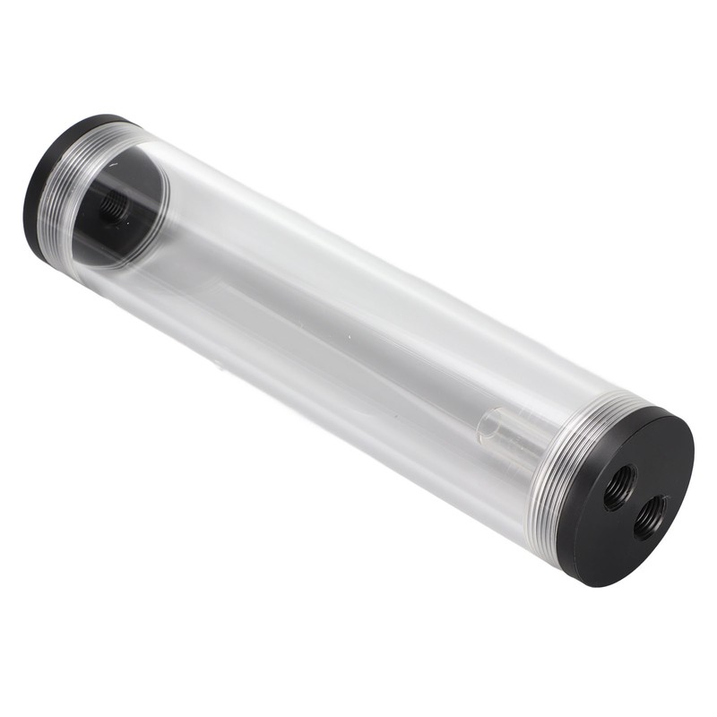 Water Cooling Reservoir 210mm/8.3in Length Acrylic Plastic Material 3 Holes