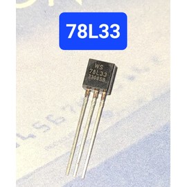 STMicroelectronics 5pcs L78L33ACZ, 3.3V Voltage Regulator IC TO-92, USA Seller