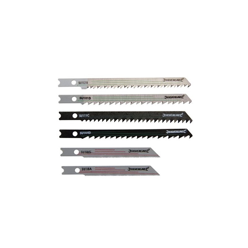 Silverline 234292 Jigsaw Blade Set Universal Fitting 30pce 30pce Wood/Metal