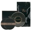 Su-ryeon Black Ginseng Cushion Foundation (main product + refill + 2 puffs) / 수려한 블랙 진생 쿠션 파운데이션 본품+리필+퍼프2개
