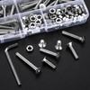 160 Piece M6 Screws Set, Countersunk Screws Nuts Set, Allen