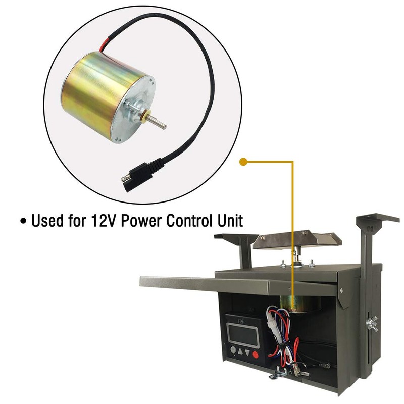 Highwild 12-Volt 1/4" Shaft Feeder Replacement Motor Multi-Set - 2