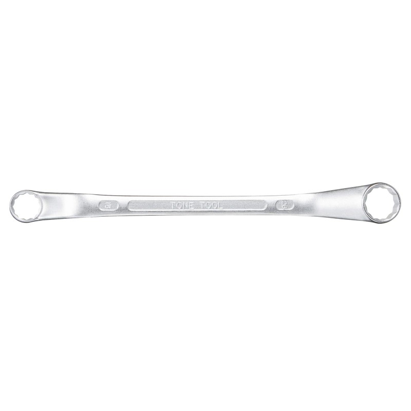 TONE M45-2126 Long Box Wrench (45°) 2-Sided, Widths 21 x