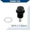 Hihaha Oil Pan Drain Bolt/for Car/Durable Metal/1set Black
