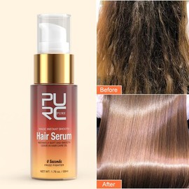 PURC Magic Instant Smooth - Suero para el cabello sin enjuague, nutritivo y reparador, crema hidratante para cabello seco o dañado, tratamiento alisad