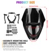 CHIFUN Windshield Windscreen Airflow Wind Deflector Replacement for Ducati Diavel