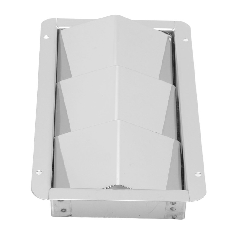 Pair Marine Air Vent Cover 3 Slots 210x110mm Rectangle Louver