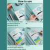 A4 Sliding Bar Binder, Transparent Sliding Bar Binder, A4 Transparent