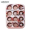 Wiltshire Rose Gold 12 Cup Muffin Tray, PFOA PTFE Free,