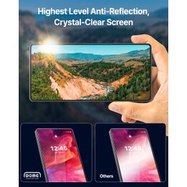 DOME GLASS Whitestone DOME AR [Super Anti-Reflection] Tempered Glass Screen Protector for Saamsung series Ultra with Easy Installation Tool [1Pack]