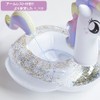 LINDAON 2-8 Years Old Kids Swim Ring Unicorn Swim Ring