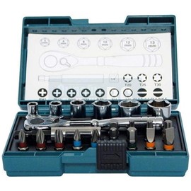 Makita B-54081 Ratchet and Bit-Set 19pcs