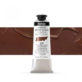 Vallejo Acrylic Artist Color 16307 Burnt Rose Dark (60ml)