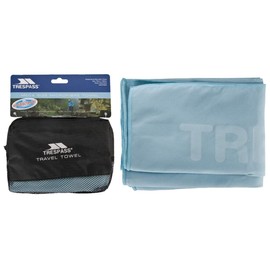 Trespass Men's Soggy Antibacterial Towel, Pool Blue, 75 x 130 cm UK