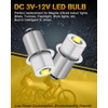 P13.5S LED Flashlight Bulb 3V Super Bright PR2 PR3 3W
