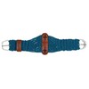 Showman Blue Mohair Double Weave String Roper Girth