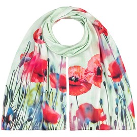 VON LILIENFELD Long Scarf "Poppies"