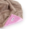 Doodlebone Faux Fur Dog Blanket (Slate/Teal)
