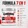 Preentreno Carnidrink Carnitina Bebible Polvo Tartrato 1500mg Cafeína Nad Vinagre