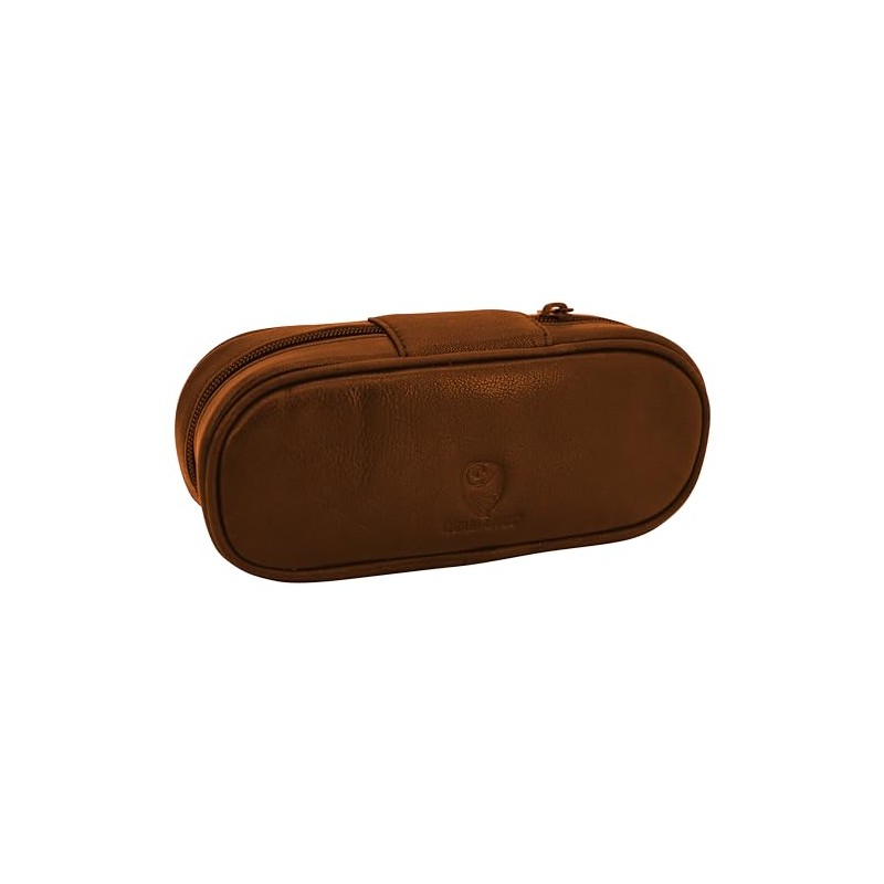 GERMANUS Benedict Pipe Bag Genuine Leather for 2 Pipes in
