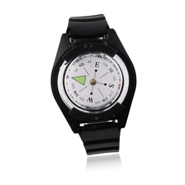 Sosoport Survival Watch Compass for Outdoor Camping Gear Wristband Compass Watch Strap