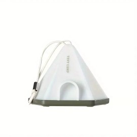 Tent Light Camping Lantern Tent Shape Lamp Bedroom Night Light Dark Green