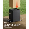 VEVOR 4x4 Post Bracket, 10PC Post Base Brackets, Inner Size
